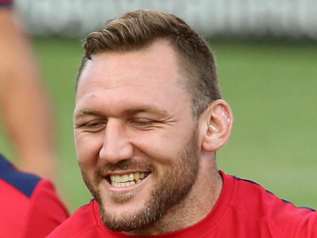 Marco Kotze at Qld Reds training Ballymore. Pic Jono Searle.