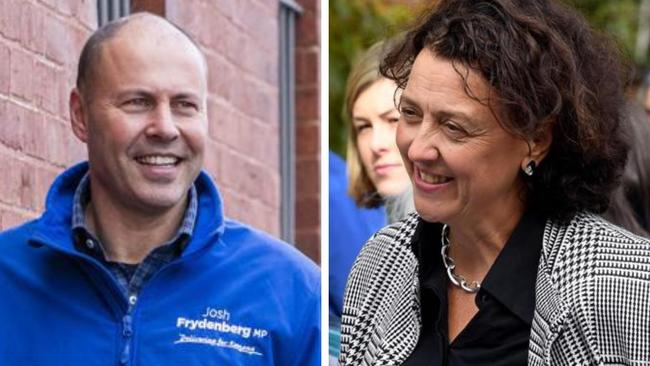 Composite of Josh Frydenberg and Monique Ryan