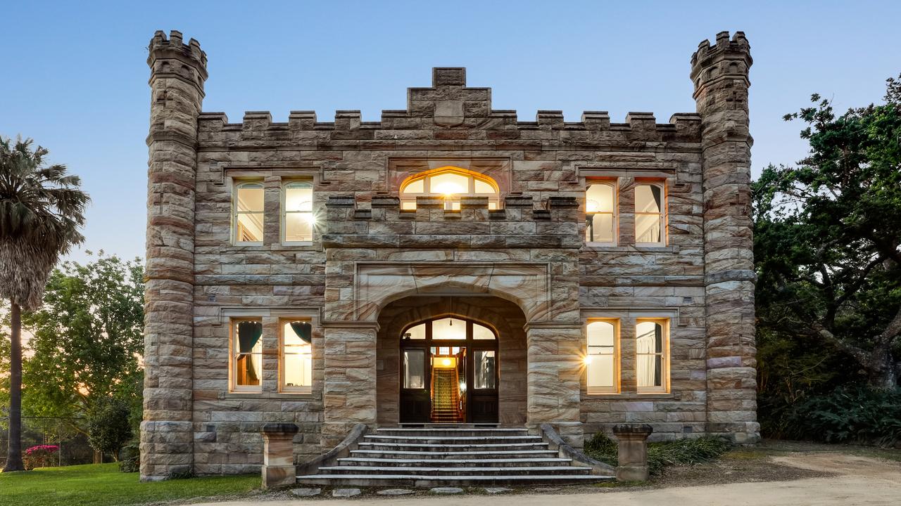 As Halloween fever erupts, a Gothic castle at 14 Cherry Pl, Castle Cove has hit the market.