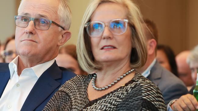 Former PM Malcolm Turnbull and Lucy Turnbull. Picture: John Feder/The Australian.