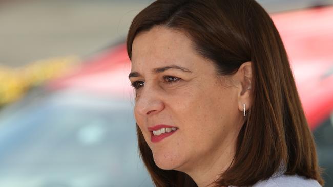 LNP Leader Deb Frecklington may be forced to form a minority government with One Nation and the Katter’s Australian Party. Picture: Glenn Hampson