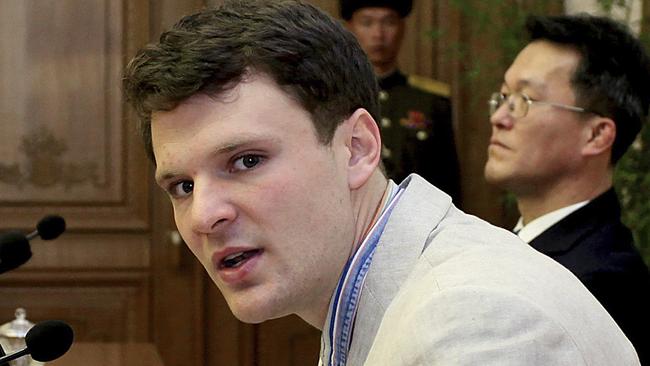 Otto Warmbier, a University of Virginia student who was detained in North Korea for nearly a year and a half, has died. Picture: AP Photo/Kim Kwang Hyon, File