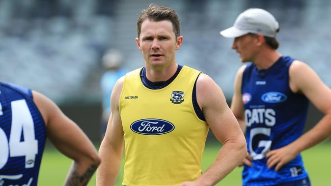 Patrick Dangerfield has scored more points than any top-price midfielder in the past three years. Picture: Peter Ristevski.