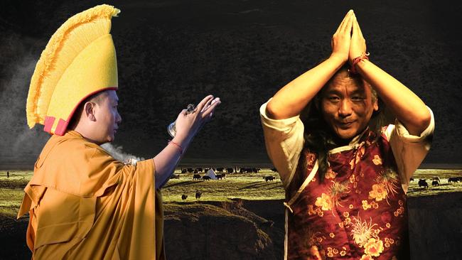 Festival of Tibet : Tenzin Choegyal with monk