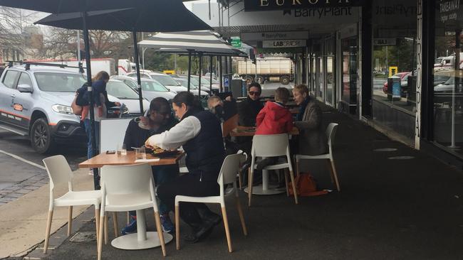 Outdoor dining at Sturt Street, Ballarat Central