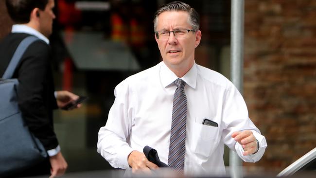 Mark Butler arrives in Melbourne on Thursday. Picture: Stuart McEvoy