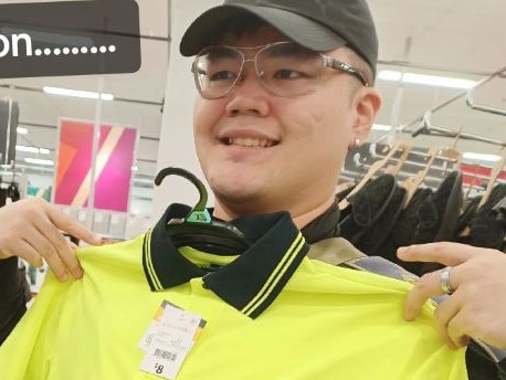 A tourist from Singapore has gone viral after his fiance posted a TikTok about his love for the tradie uniform