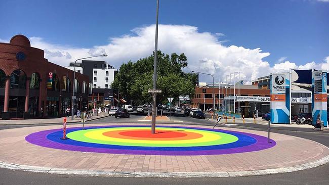 Canberra Rainbow Roundabout. Source act.gov.au