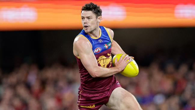 Lachie Neale has repaid Brisbane’s big trade investment. Picture: Russell Freeman/AFL Photos via Getty Images