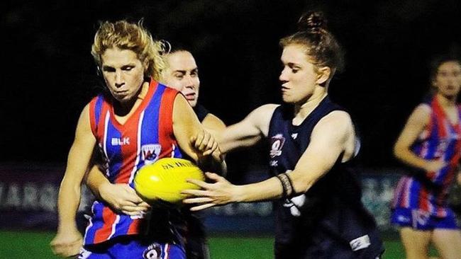 Laura Blue in action for Coorparoo. Photo: Supplied.