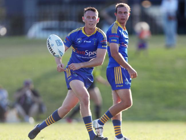 Josh Kessler The Entrance Tigers v Toukley Hawks First grade in Round 3 at Edsacc 27th April 2024 pic Sue Graham