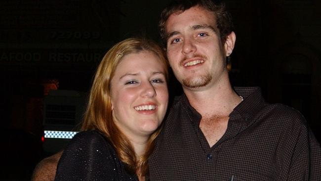 Shannon Jasperse & Alan Kelley on Flinders Street East Picture: Bryan Lynch ad046002