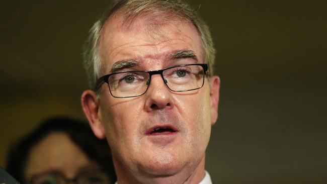 NSW Opposition Leader Michael Daley in Sydney’s Surry Hills yesterday. Picture: Getty Images