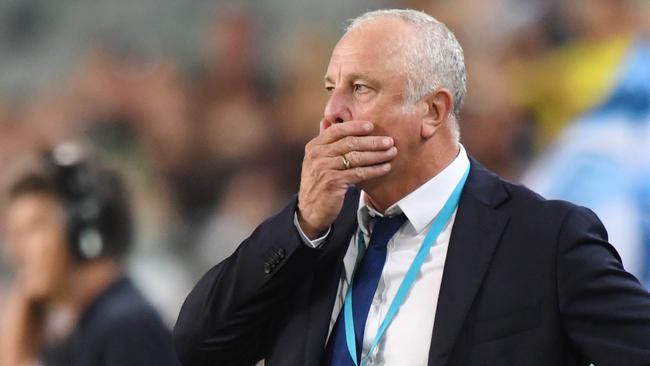 Graham Arnold has a big decision ahead. (AAP Image/David Moir)