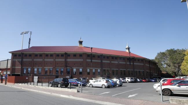 Work was to start at Norwood Oval almost a year ago. Picture: Simon Cross