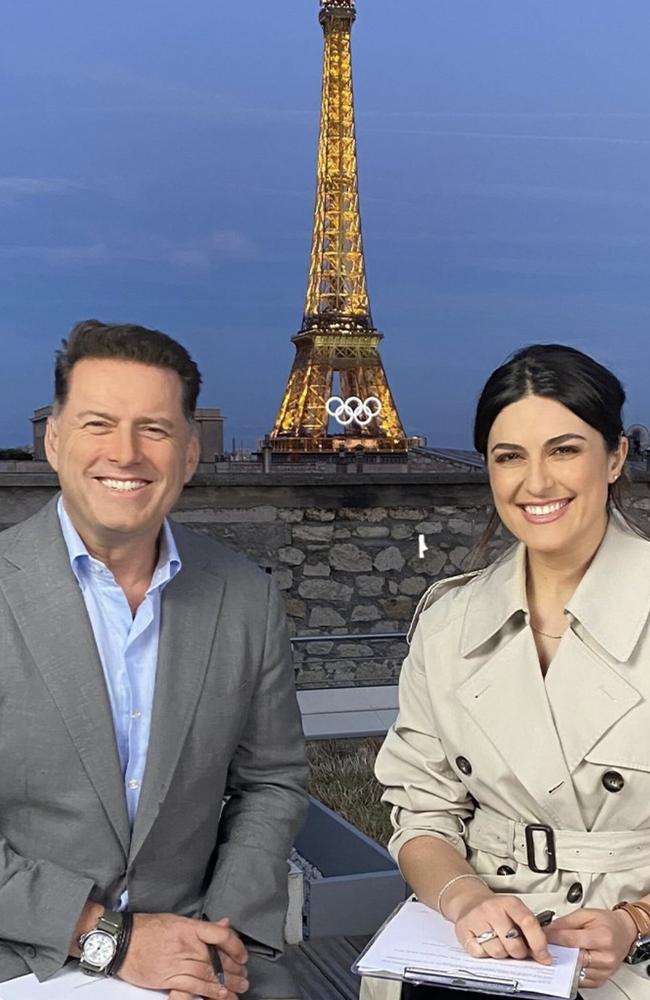 Today hosts Karl Stefanovic and Sarah Abo are in the French capital.