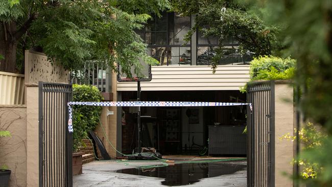 The damaged four-bedroom home today. Picture: Julian Andrews