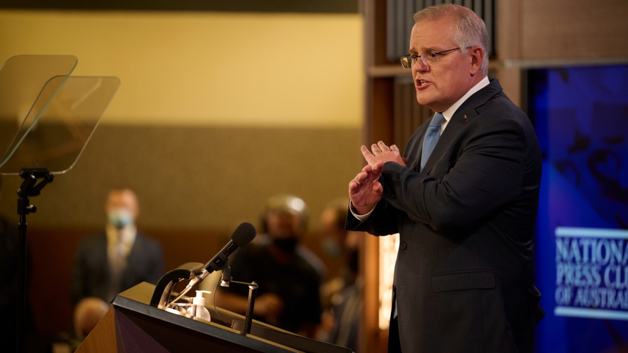 PM Morrison received 'extremily hostile' reception at National Press Club