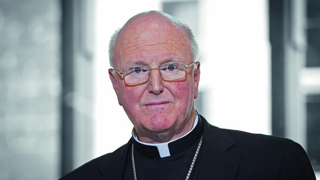 Archbishop Denis Hart says the royal commission’s recommendations would have a “significant impact on the way the Catholic Church operates in Australia’’. Picture: Jake Nowakowski