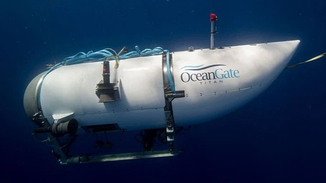 OceanGate Expeditions are offering submarine visits of the Titanic wreck. Picture: OceanGate