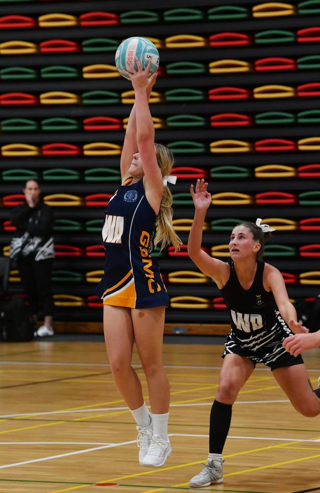 QISSN Netball Carnival at Townsville Stadium. All Souls St Gabriels School Charters Towers against Gilroy Santa Maria College Ingham. Picture: Evan Morgan