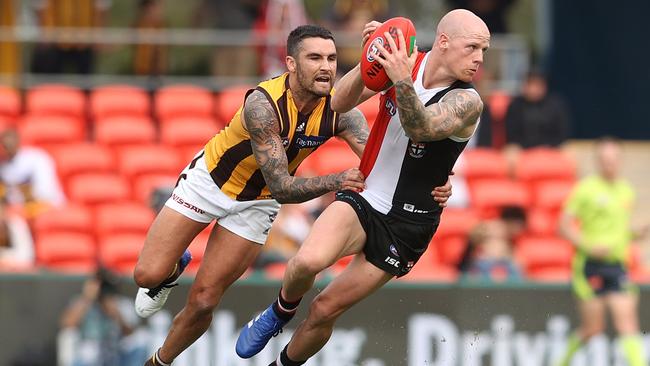 Covid has delayed Zak Jones’ much-anticipated return for St Kilda. Picture: Getty Images