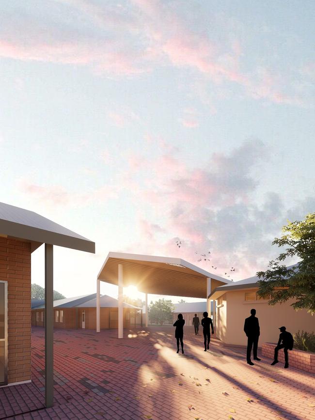 An artist’s impression of the school.