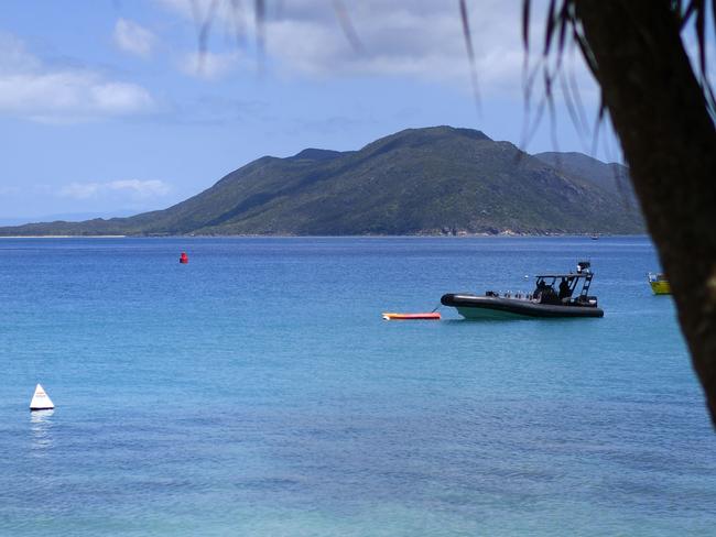 FITZROY ISLAND , AUSTRALIA - NewsWire Photos - OCTOBER 22, 202 Holiday makers enjoy Fitzroy Island, off the coast of Cairns. Queensland Premier Annastacia Palaszczuk visited the island while on the campaign trail and announced a $40 million investment in the protection of the Great Barrier Reef, should Labor win government. Queenslanders go to the polls on October 31. Picture: NCA NewsWire / Dan Peled
