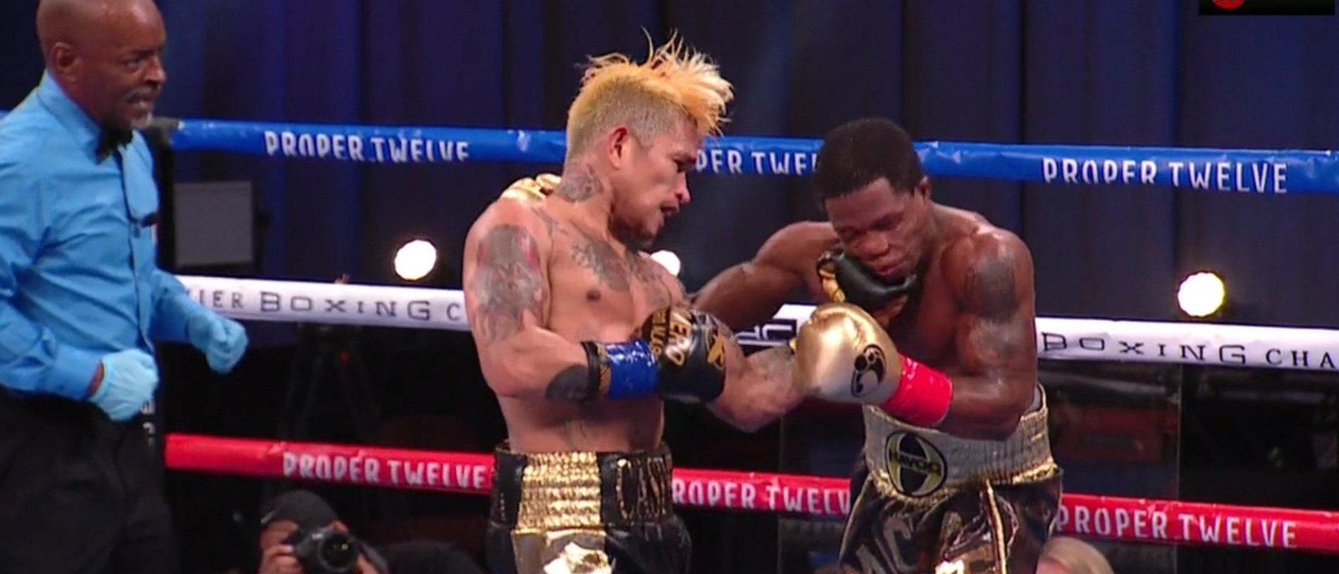 John Riel Casimero Beats Duke Micah Push Ups Boxing Wbo Bantamweight Title Fight News Result Video Highlights