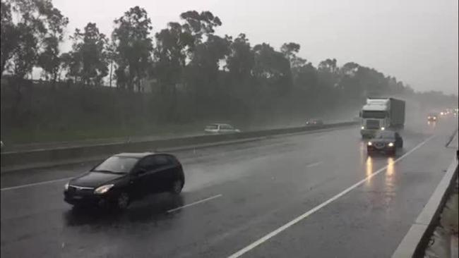 Storm slows M5 traffic to 60 km/h