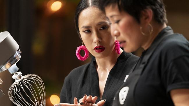 Masterchef judge Melissa Leong, left, with 2020 contestant Poh Ling Yeow.