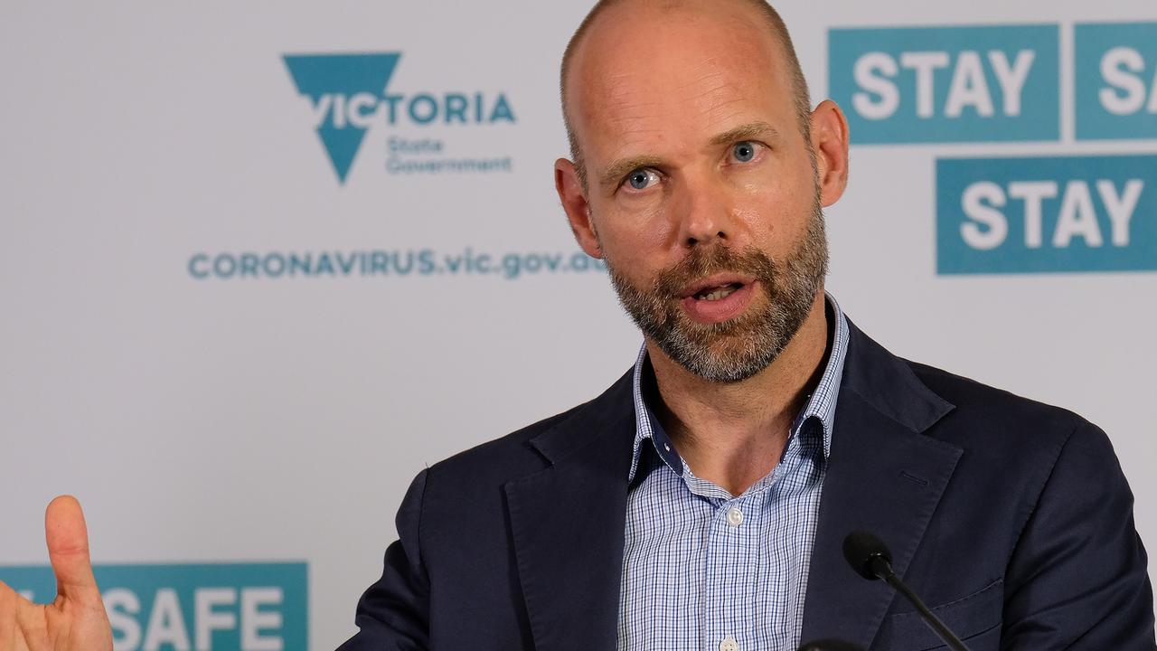 Victorian coronavirus testing commander Jeroen Weimar said 80 per cent of close contacts had tested negative so far. Picture: NCA NewsWire / Luis Ascui