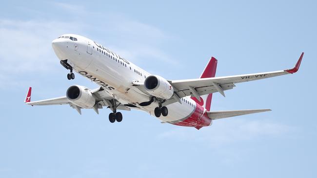 The three ‘mystery flights’ offered by Qantas on Boeing 737s sold out in under 15 minutes. Picture: Brendan Radke