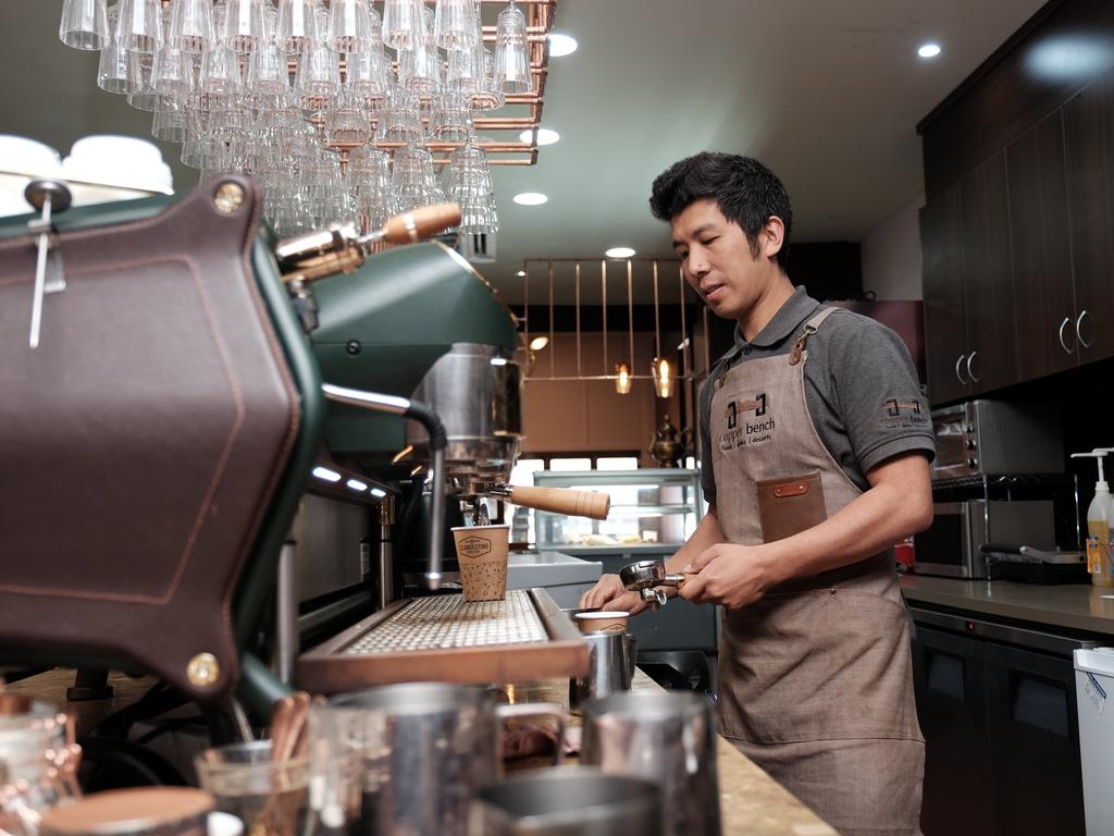 Tenzin Norbu and his wife Sara have opened Copper Bench, a new cafe on Ruthven St, Toowoomba.