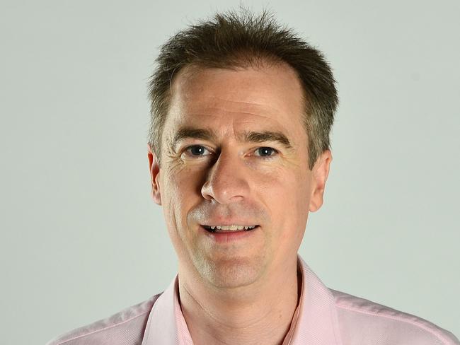 Gerard Whateley, Melbourne sports commentator, soon will be joining the Herald Sun. Headshot.