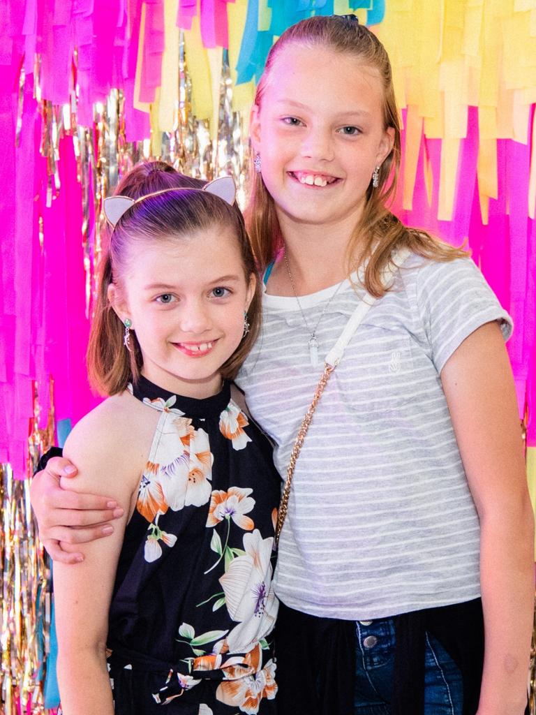 Karlia and Alira Ackland at the launch of Neon Paradise on the Gold Coast. Socials: Damien Anthony Rossi | Picture: Sam Neil