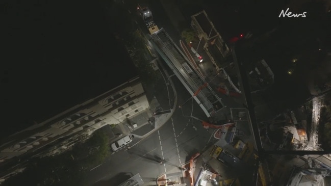 Kangaroo Point Green Bridge begins to take shape