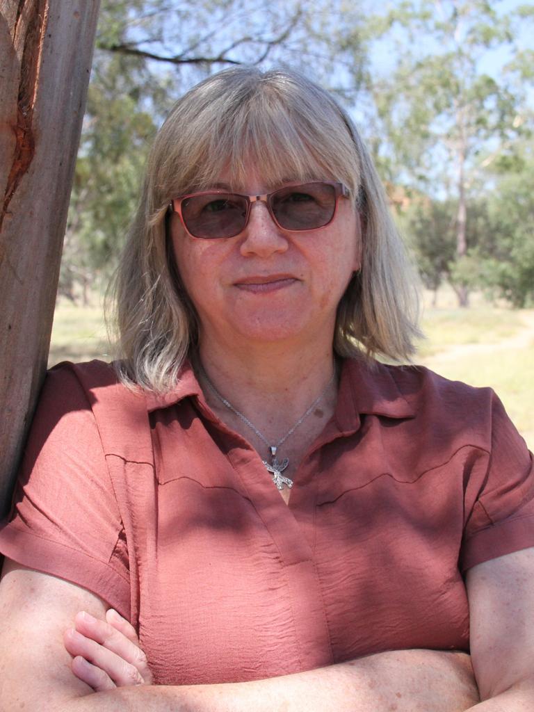 Jane Clark at Madigan Park, Braitling, Alice Springs. Picture: Gera Kazakov