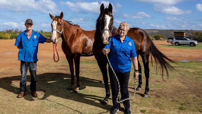 Big River Ranch owner Rex Smith and his wife, Sue. Picture: Justine Rowe