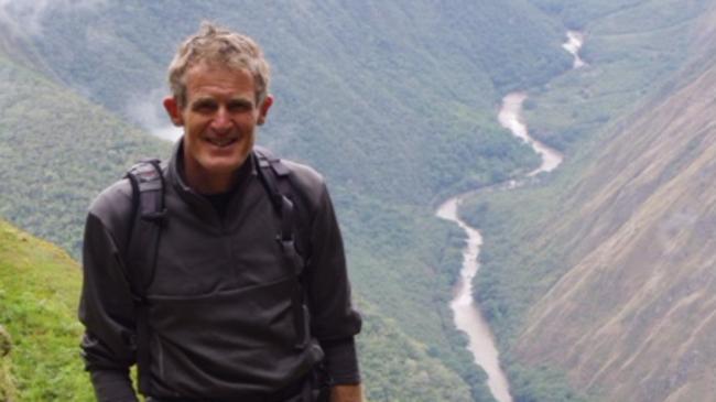 Ian Johnson walking the Inca Trail in Peru. The 64-year-old is one of thousands of Australian retirees seeking adventure in their travel rather than "flop and drop" type holidays. Picture: Supplied.