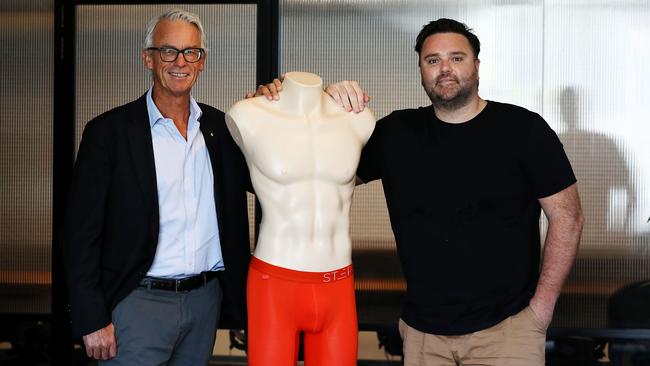 Step One chairman David Gallop, left and Step One founder Greg Taylor. Picture: Jane Dempster