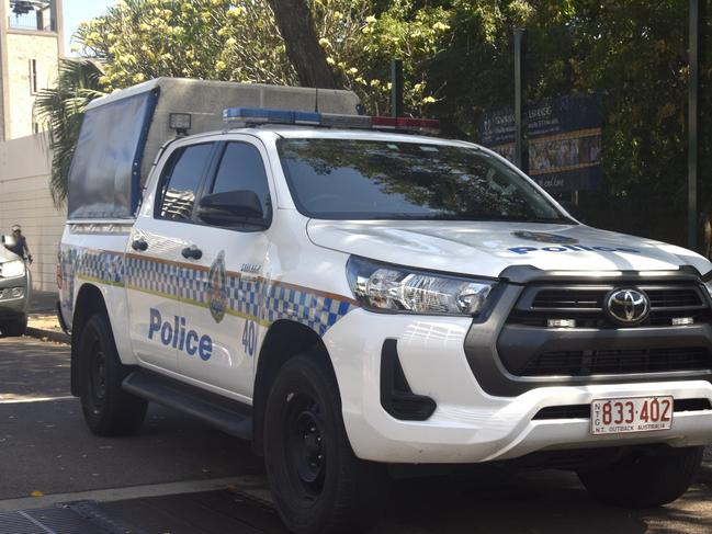 Generic NT Police car in Darwin. Northern Territory Police. Picture: Sierra Haigh