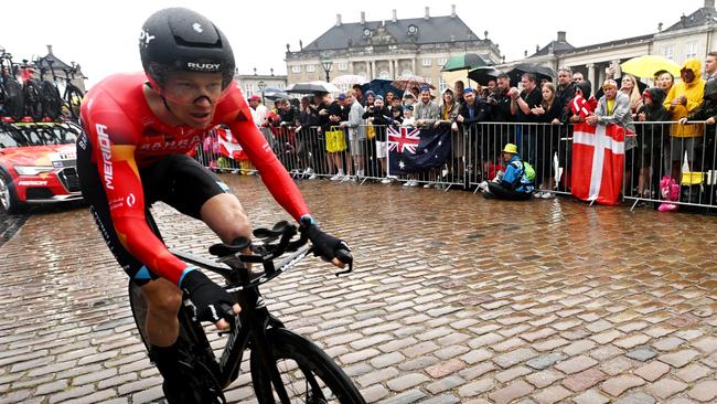 Jack Haig is one of Australia’s best riders and finished on the podium in the Vuelta a Espana. Photo by Stuart Franklin/Getty Images