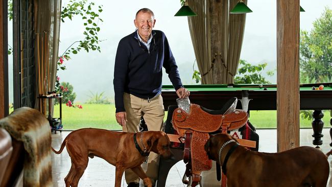 John Singleton at the Strawberry Hill Stud in Mount White in 2016. Picture: Troy Snook