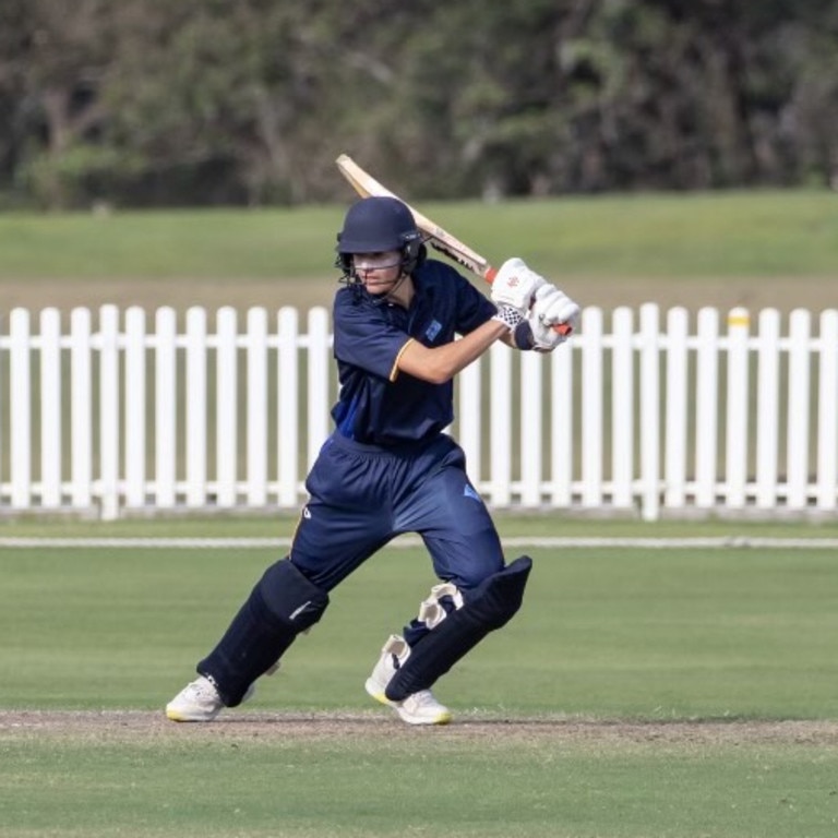 Northern Suburbs cricketer Alex Procopis in action.