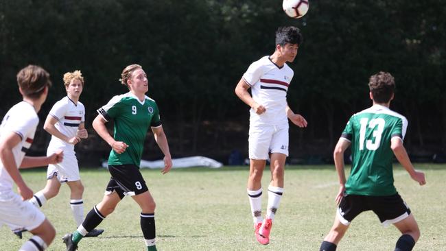 The Southport School against Brisbane Boys College at BBC. Picture: TSS