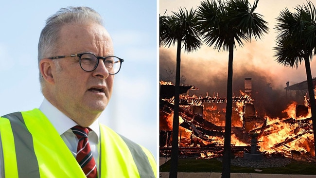 Anthony Albanese has spoken about the LA fires.