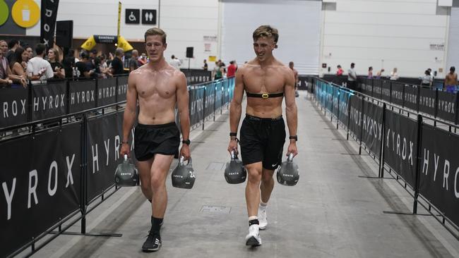 10000 athletes put their fitness to the test in a massive Hyrox competition this weekend (14-15 Dec) at Melbourne Exhibition and Convention Centre. Picture Valeriu Campan