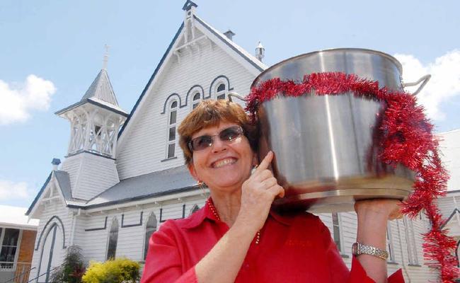 CASA manager Lorraine Wirth is just one of many St Paul’s Uniting Church volunteers looking forward to helping the homeless and those in need over Christmas. St Paul’s will hold “Christmas for everyone” in its parish hall from Christmas Day to New Year’s Day. Picture: Tony Martin