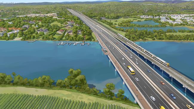 An artist impression of the Coomera Connector.